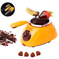 Chocolatera Eléctrica Maquina Fondue para Derretir Chocolate Incluye Moldes